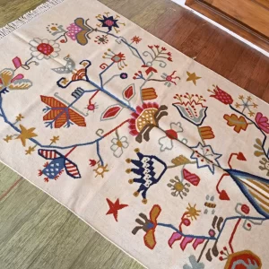 floral area rugs beige Rugmoda