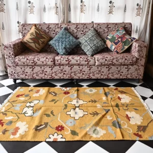 yellow area rugs golden yellow Rugmoda