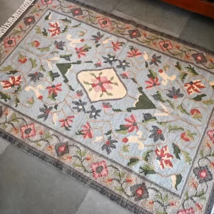floral rugs light blue Rugmoda