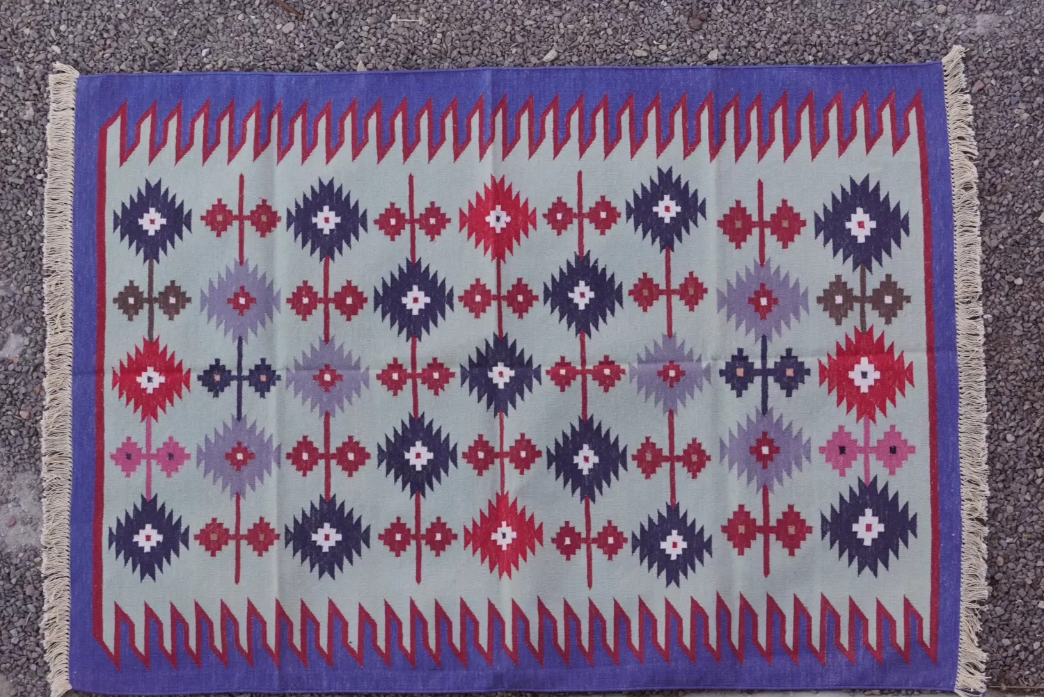 cotton rugs light sage green Rugmoda