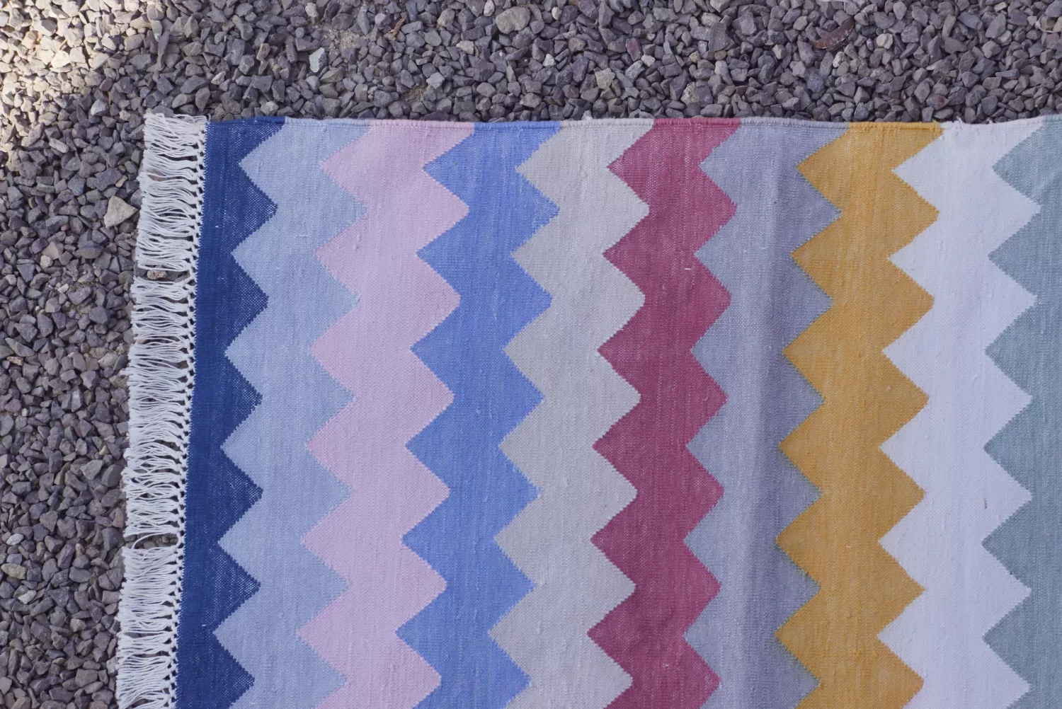 cotton rugs multi-color boho living room decor