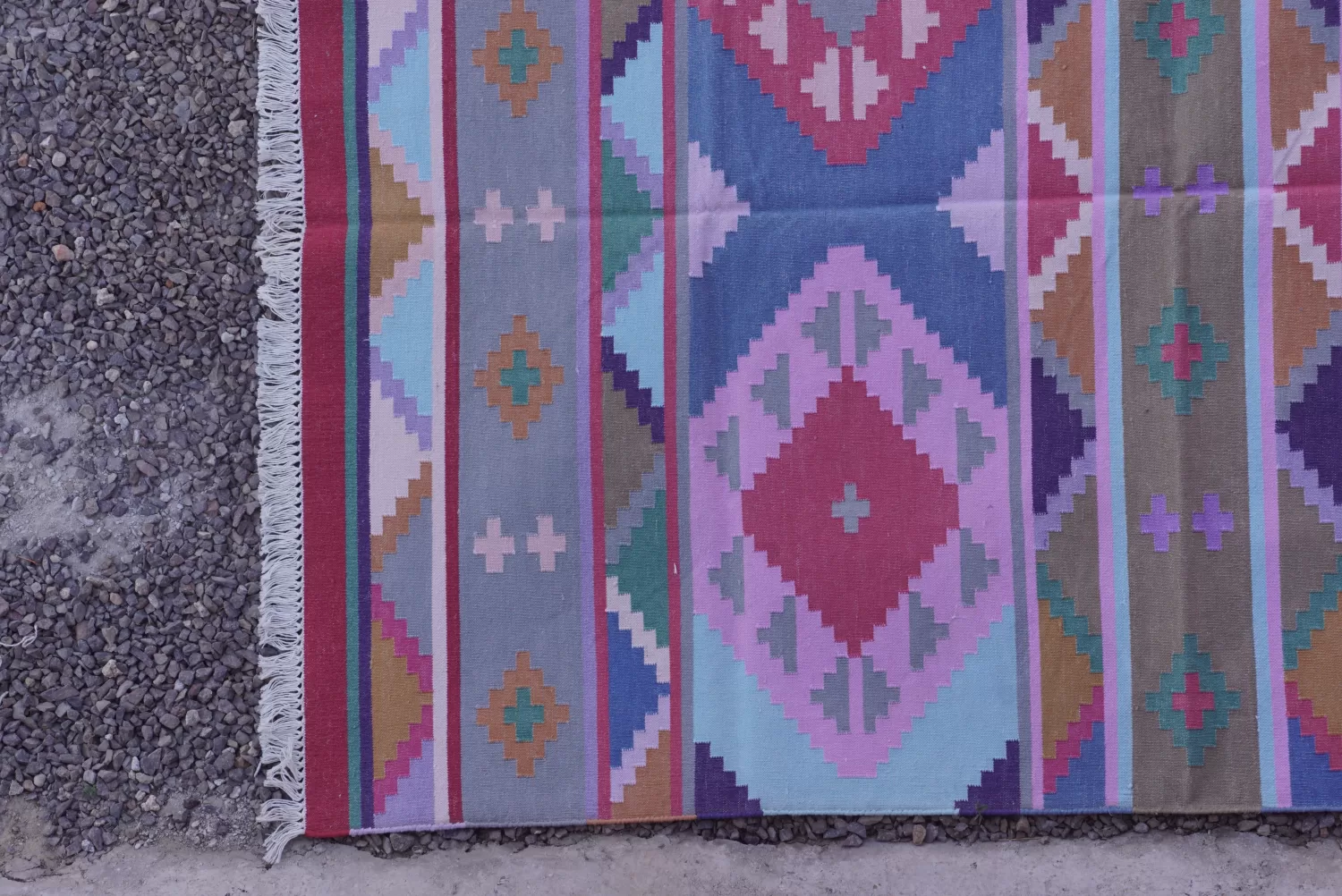 cotton dhurrie custom sizes made to order Rugmoda