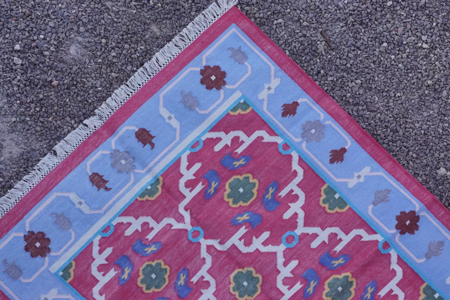 cotton dhurrie custom sizes made to order Rugmoda