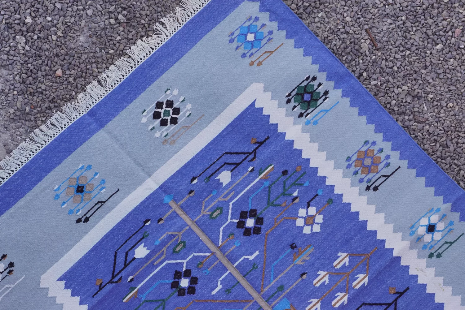 blue area rugs blue boho living room decor