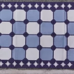 contemporary rugs dark blue Rugmoda