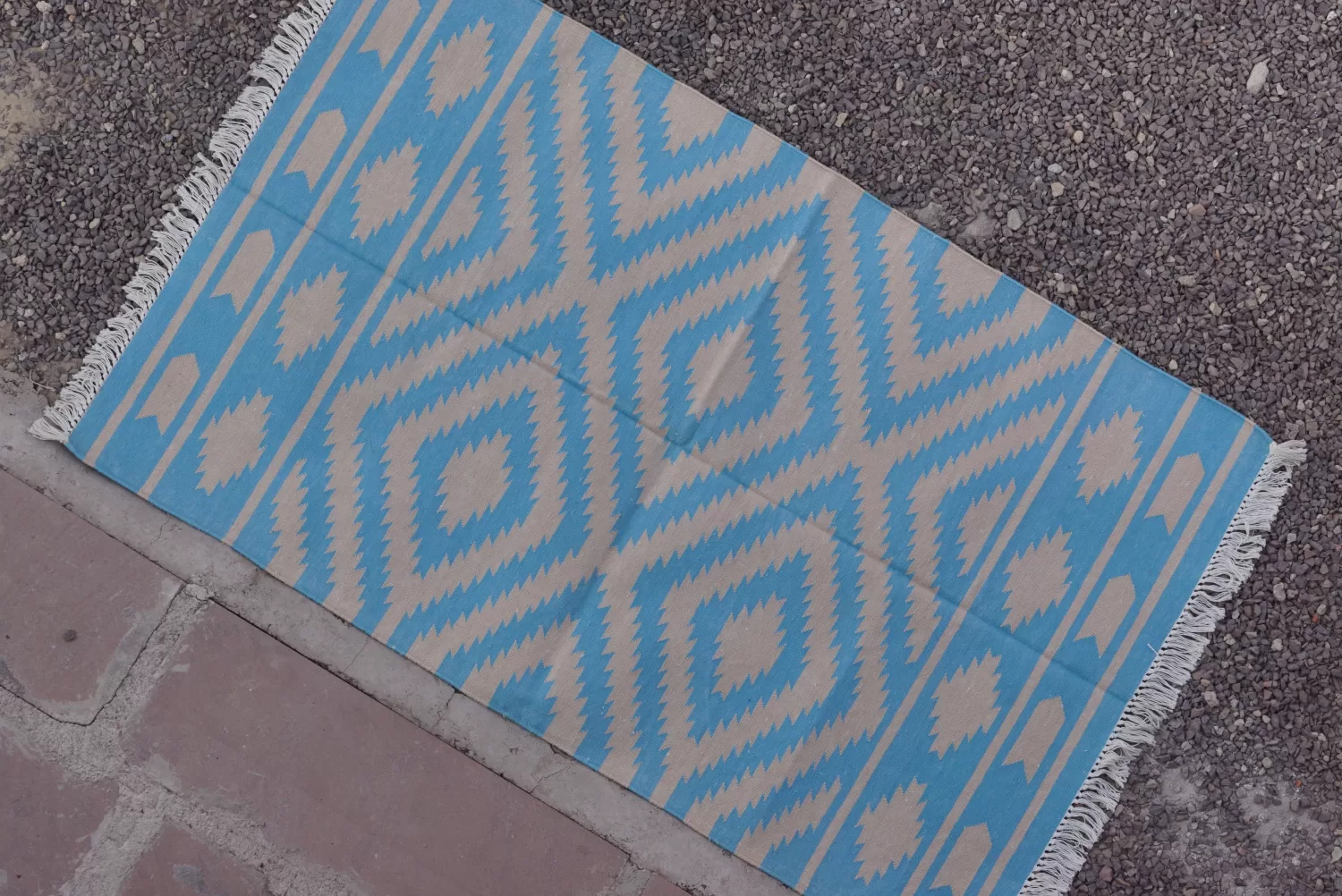 washable area rugs sky blue boho living room decor