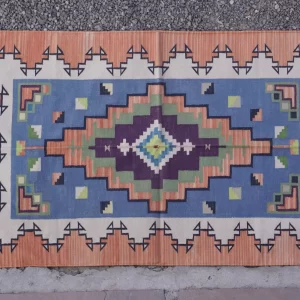 colorful rugs dusty blue Rugmoda