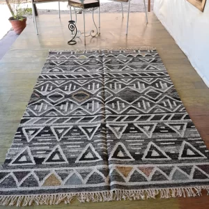 wool area rugs gray Rugmoda