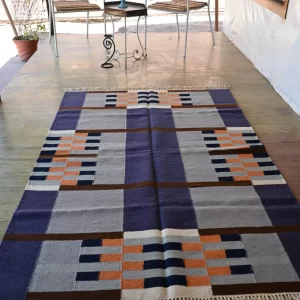 washable rugs deep blue Rugmoda
