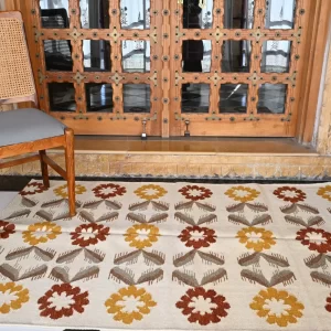 floral area rugs beige Rugmoda