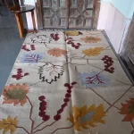 floral area rugs light beige Rugmoda