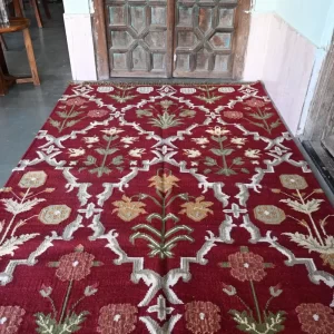 floral area rugs maroon Rugmoda