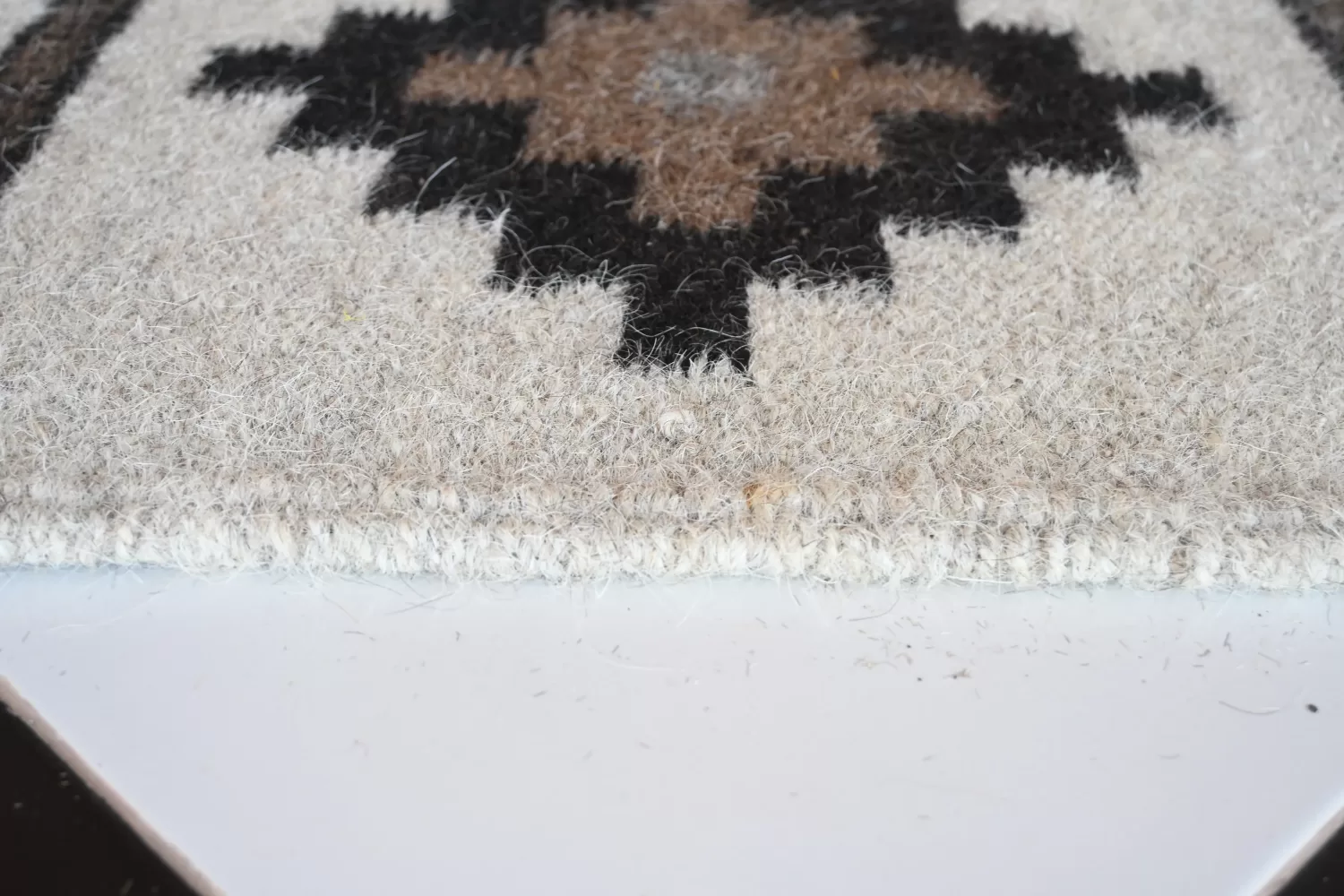 Washable Area Rugs Natural Off-White 1.5x2 ft | Rugmoda - Size Reference camel & goat hair dhurrie custom sizes made to order Rugmoda