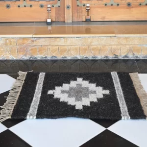 washable area rugs black Rugmoda