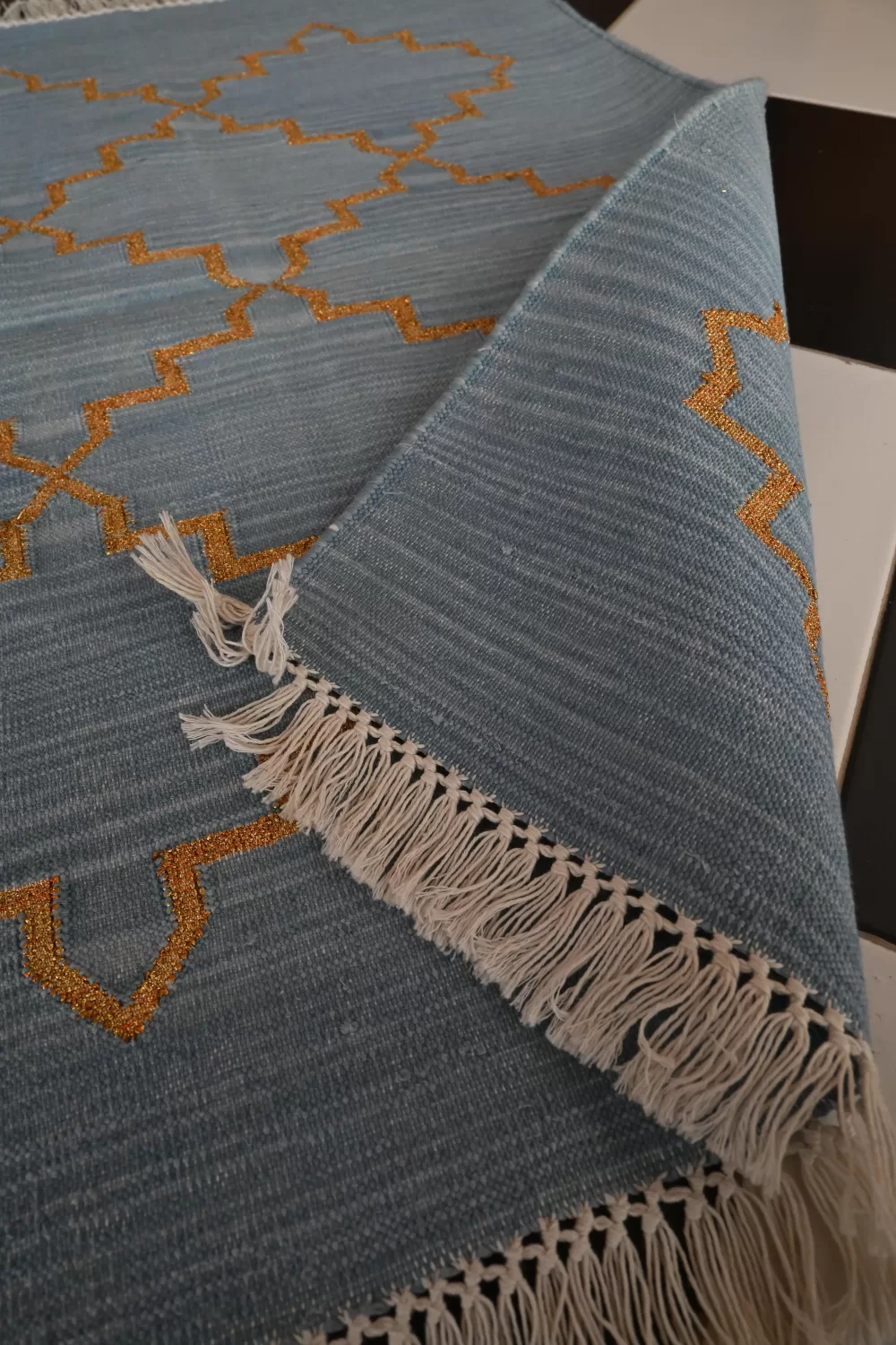 cotton dhurrie custom sizes made to order Rugmoda