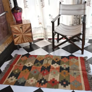 colorful rugs rust Rugmoda