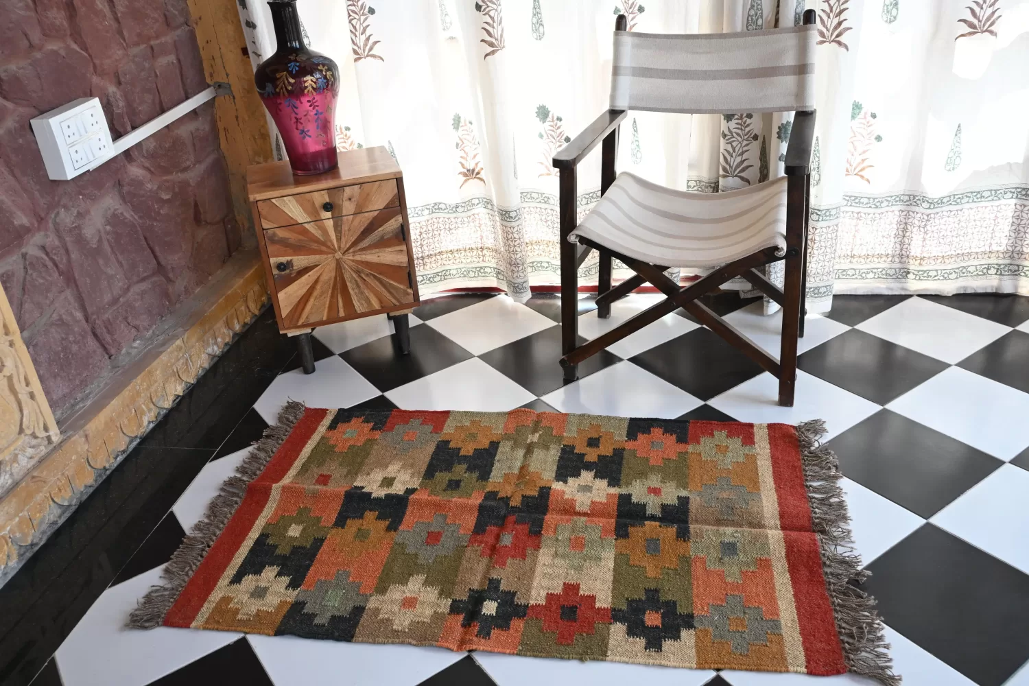 colorful rugs rust Rugmoda