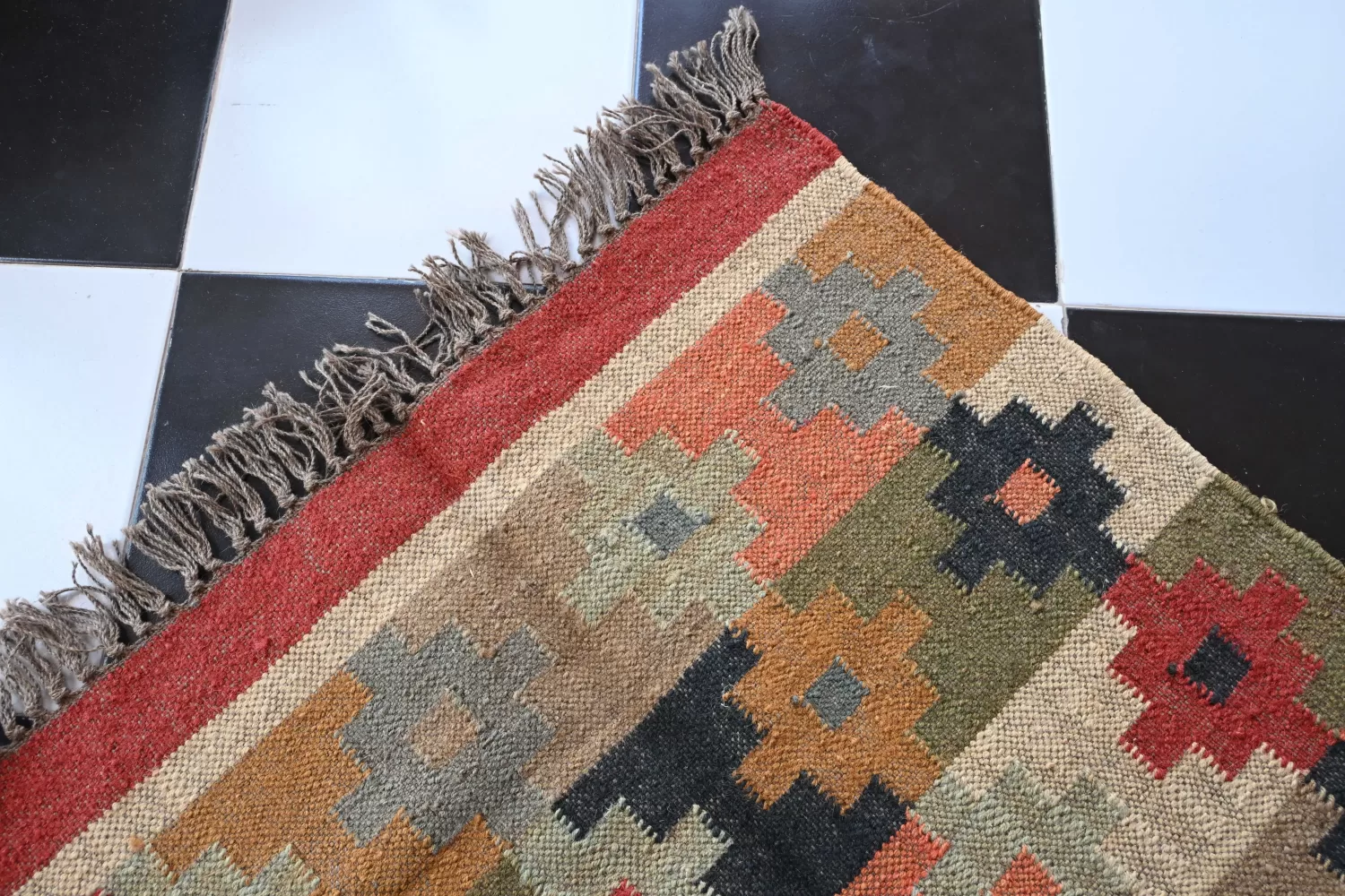 jute dhurrie custom sizes made to order Rugmoda