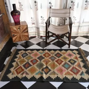 colorful area rugs beige Rugmoda