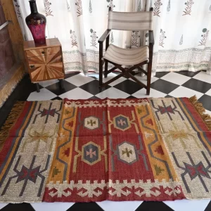 colorful area rugs rust Rugmoda