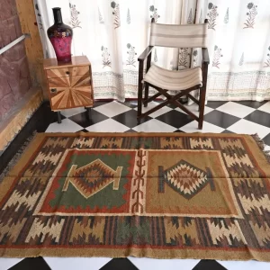 living room rugs earthy brown Rugmoda