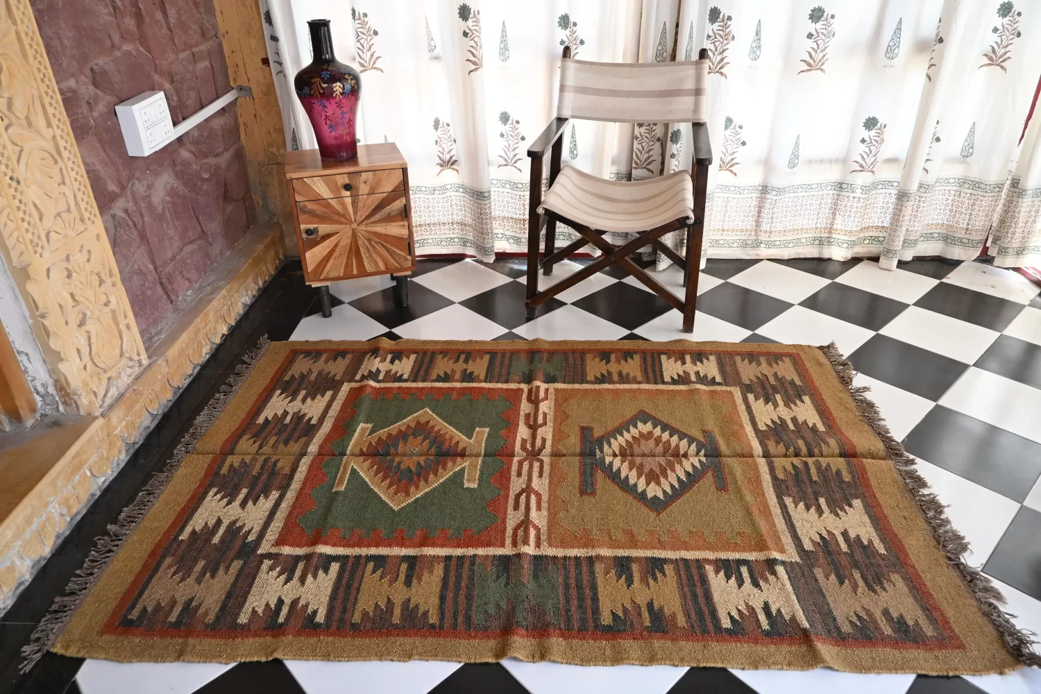 living room rugs earthy brown Rugmoda