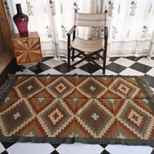 indoor area rugs rust Rugmoda