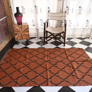 washable area rugs rust Rugmoda