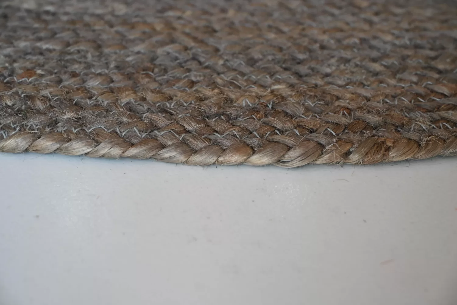 Washable Area Rugs Natural Braided Oval 1.5x2 ft | Rugmoda - Lifestyle washable area rugs natural jute boho living room decor