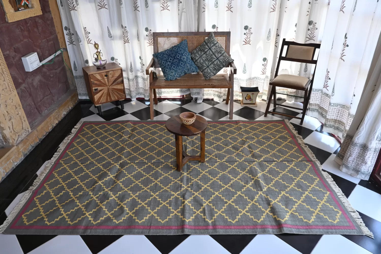 cotton area rugs grey Rugmoda