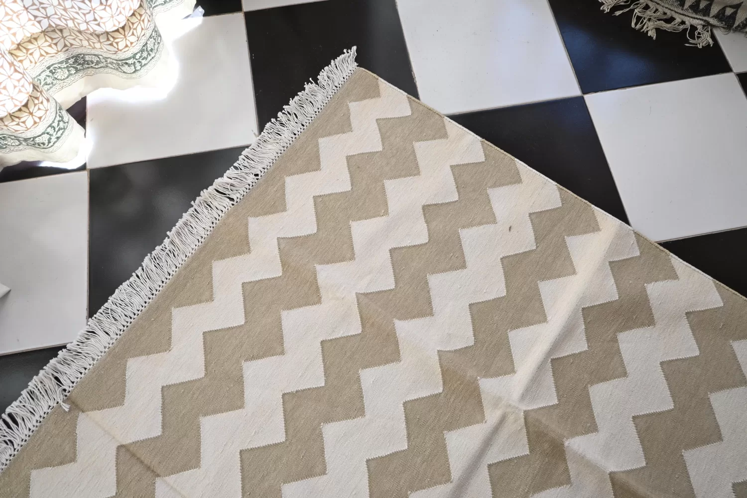 beige area rugs beige boho living room decor