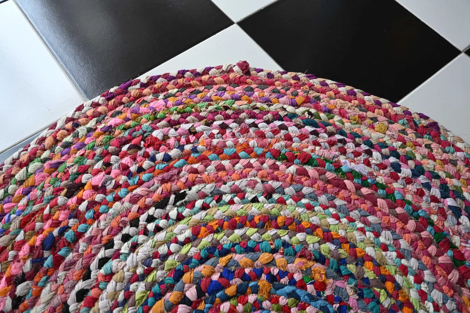 round area rugs multicolor boho living room decor