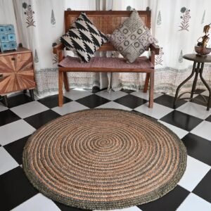 washable area rugs natural jute brown Rugmoda