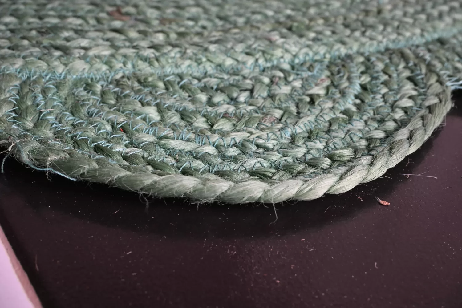 Washable Rugs Green Scalloped Jute 3x3 ft | Rugmoda - Size Reference jute dhurrie custom sizes made to order Rugmoda