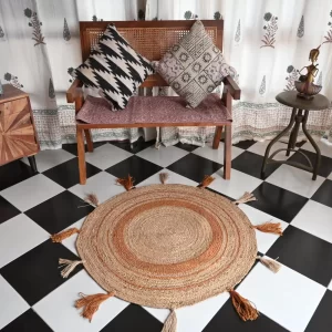round area rugs natural jute Rugmoda